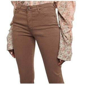 AG Adriano Goldschmied The Prima Cigarette Leg Brown Jeans - 31R